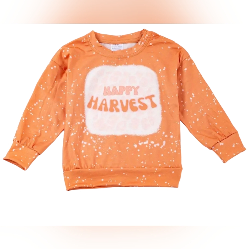 NWOT Girl's "Happy Harvest" Long Sleeve Top